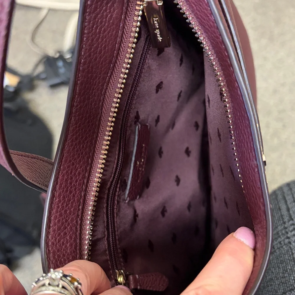 Kate Spade Plum Leather Crossbody